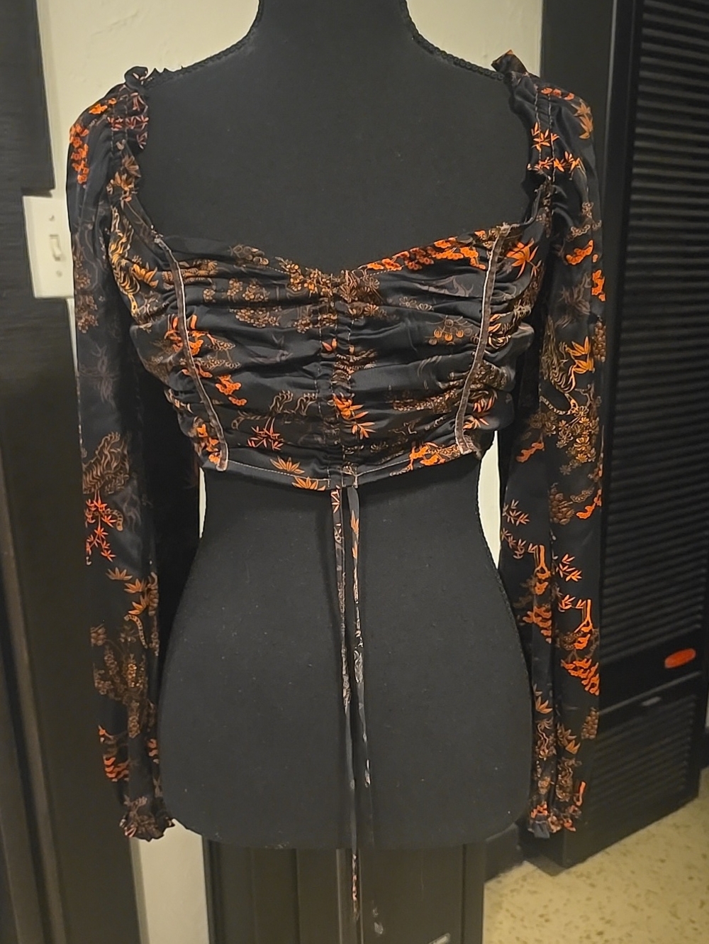Urban Outfitters Cropped Oriental Top